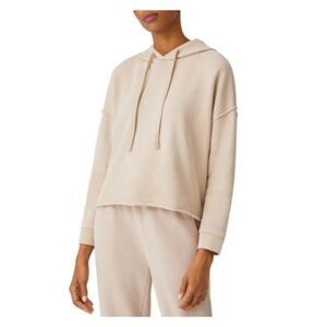 EILEEN FISHER Womens Pink Long Sleeve Hoodie Top S